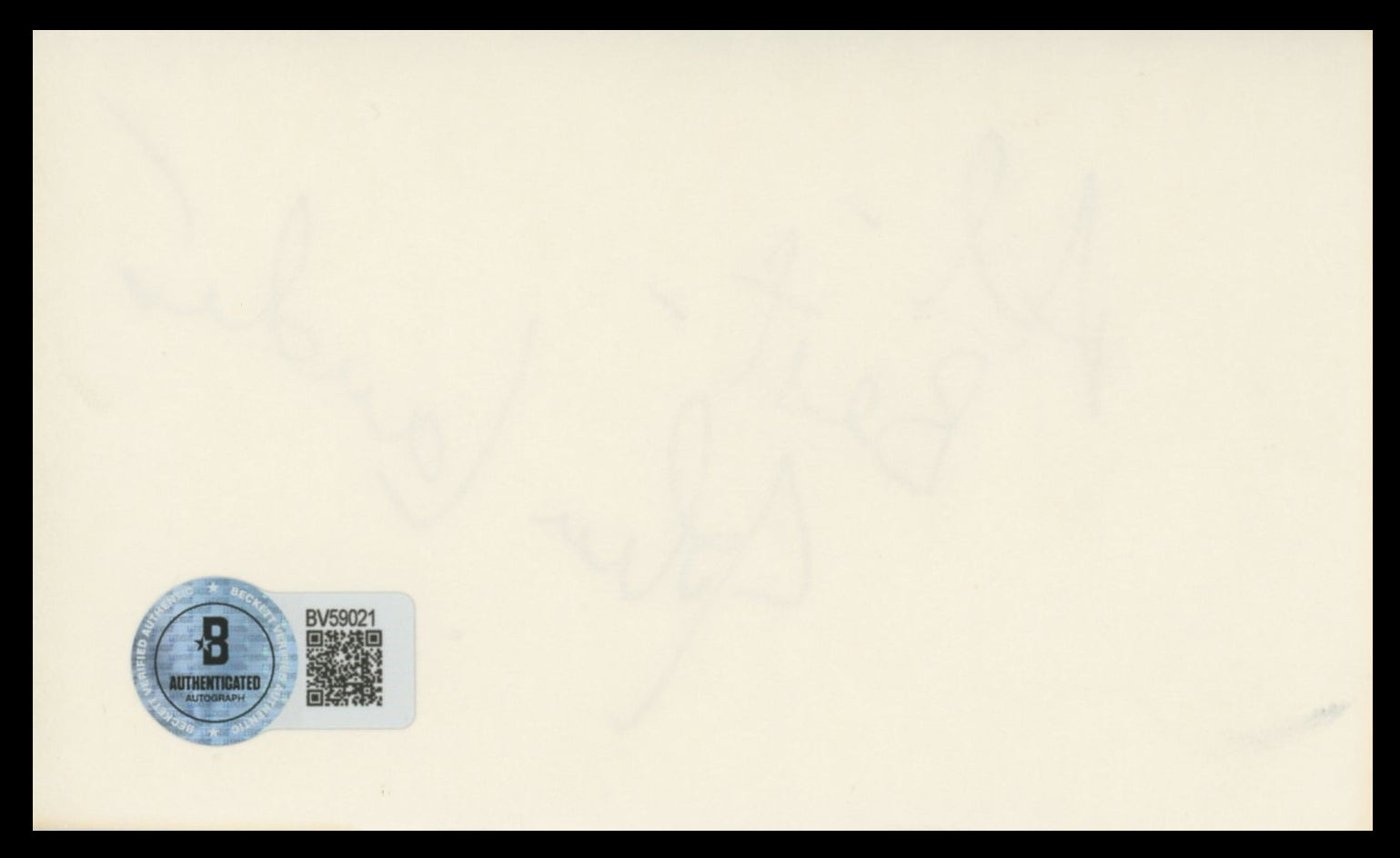 John Landis Animal House "Al, Best" Authentic Signed 3x5 Index Card BAS #BV59021