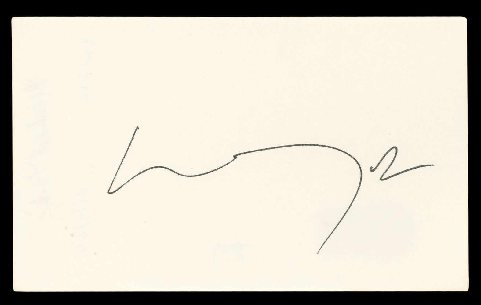 Michael York Romeo + Juliet Authentic Signed 3x5 Index Card BAS #BL96736