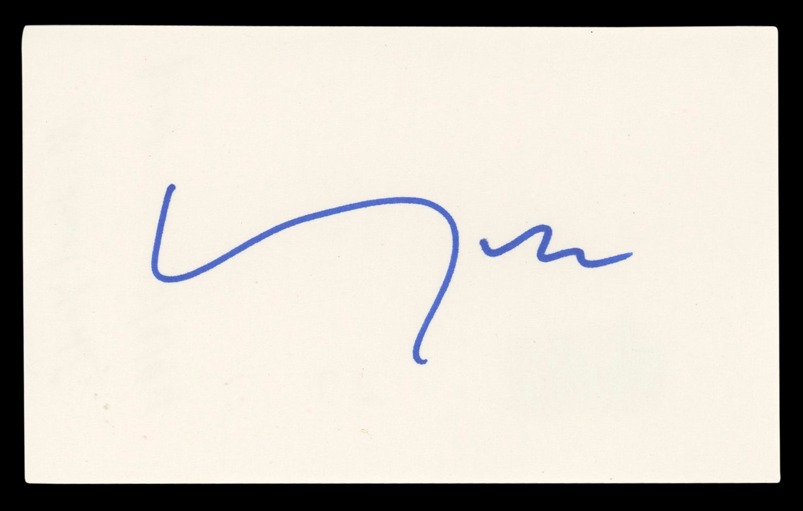 Michael York Romeo + Juliet Authentic Signed 3x5 Index Card BAS #BL96737