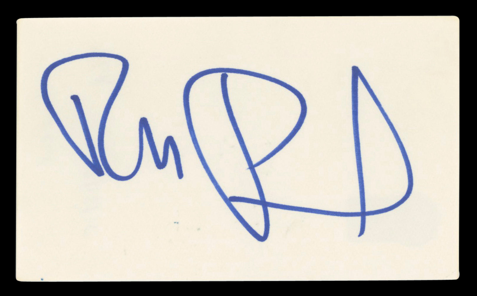 RuPaul RuPaul's Drag Race Authentic Signed 3x5 Index Card BAS #BV03475