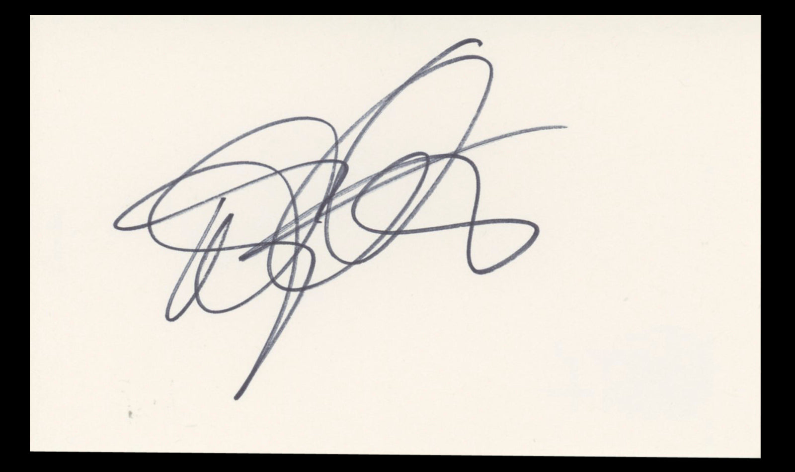 Dixie Carter Designing Women Authentic Signed 3x5 Index Card BAS #BT01202
