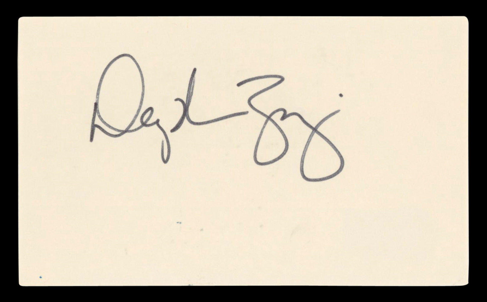 Daphne Zuniga Melrose Place Authentic Signed 3x5 Index Card BAS #BV03478