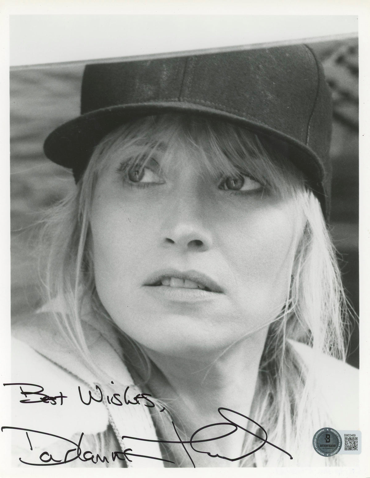 Darlanne Fluegel Running Scared Best Wishes Signed 8x10 Photo BAS #BM03469