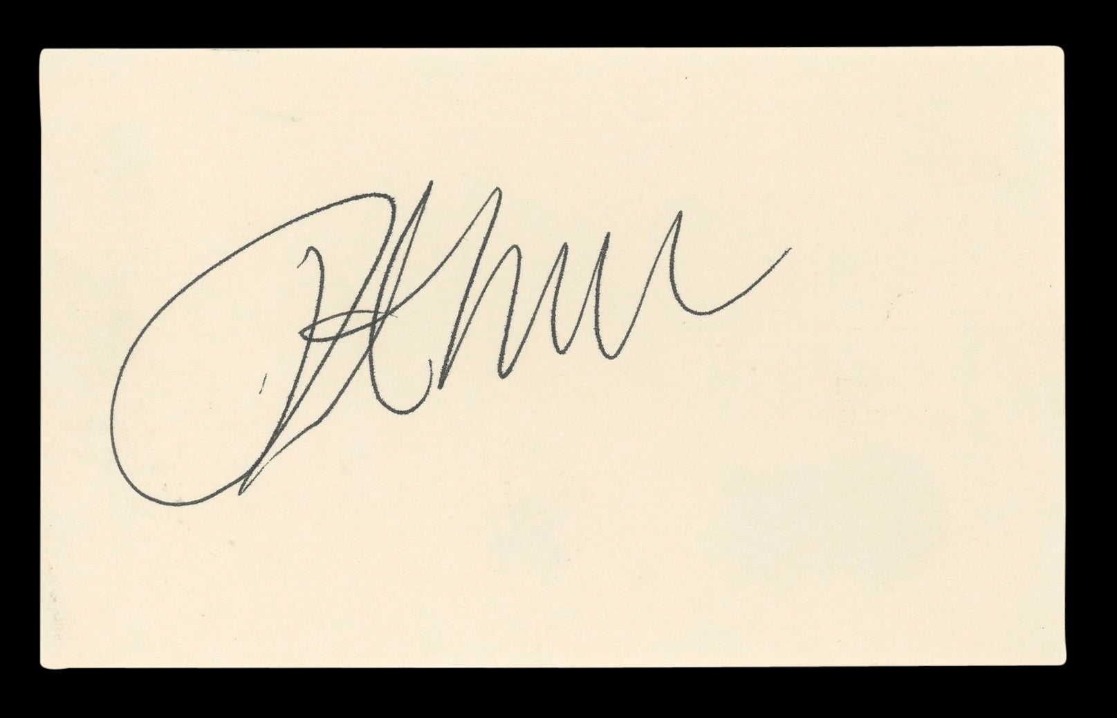 Peter Weller RoboCop Authentic Signed 3x5 Index Card Autographed BAS #BL96753