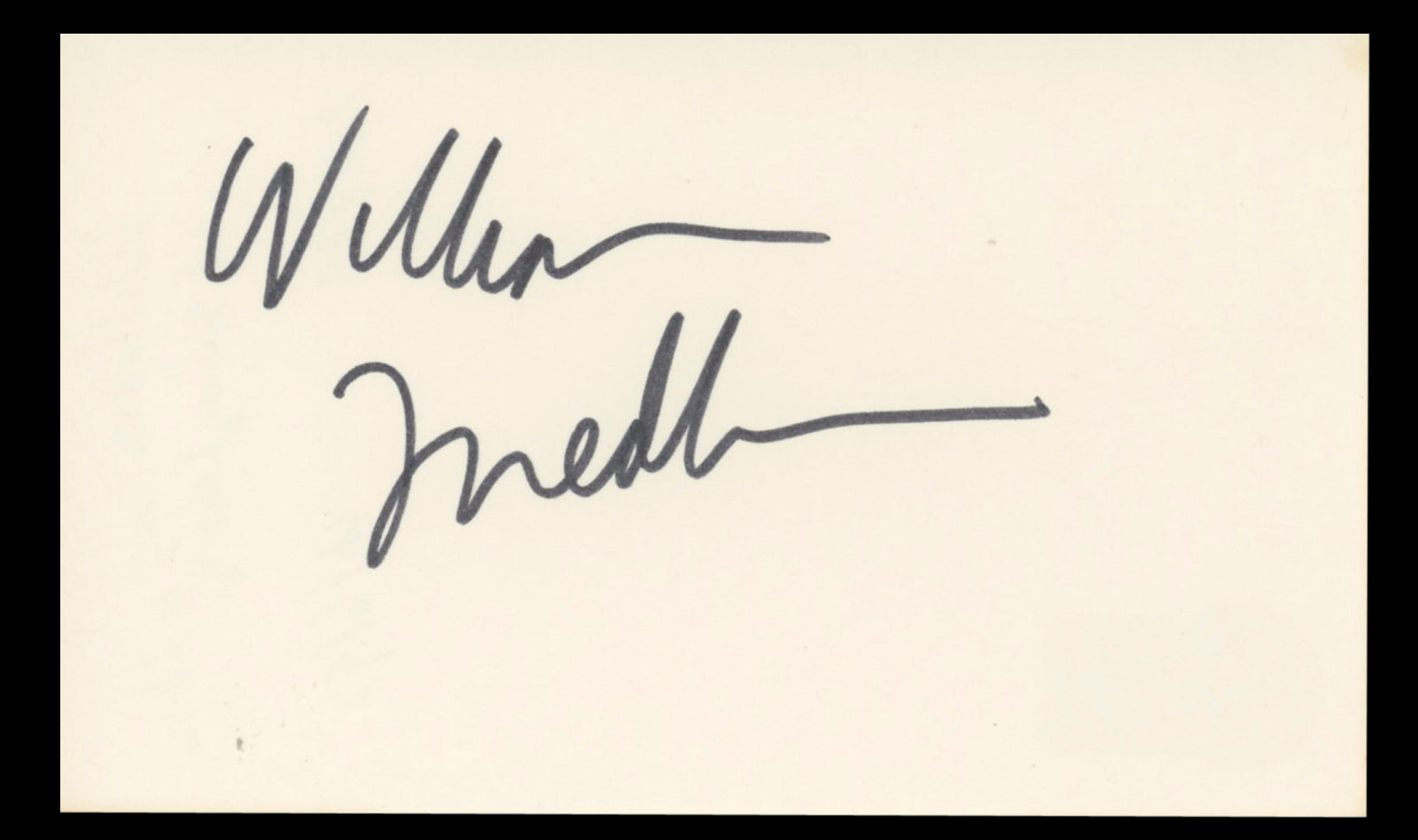 William Friedkin The Exorcist Authentic Signed 3x5 Index Card BAS #BT01230
