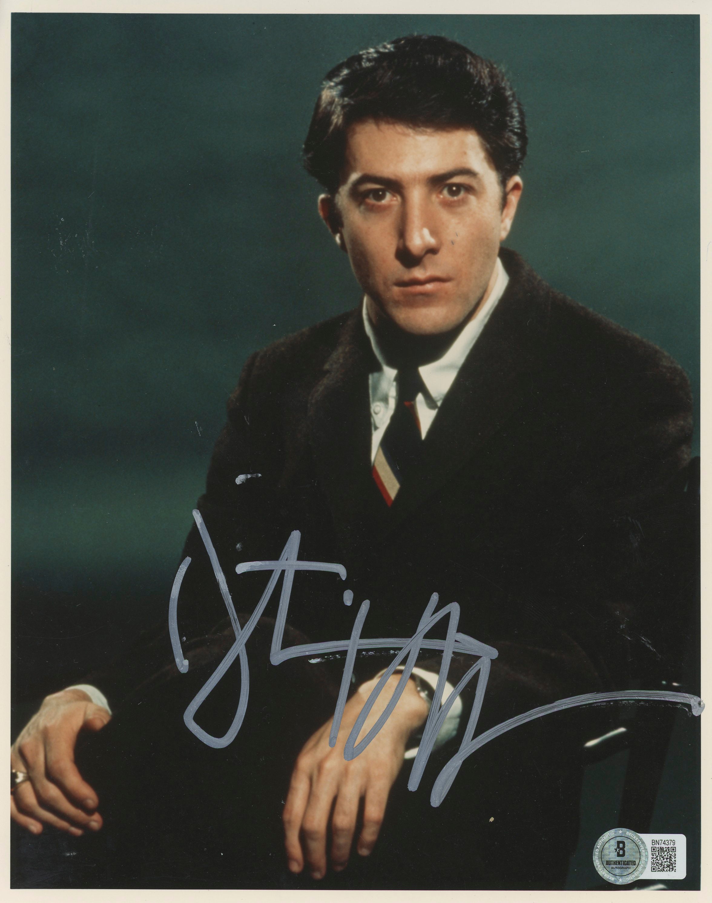 Dustin Hoffman The Graduate Authentic Signed 8x10 Photo Autographed BAS #BN74379