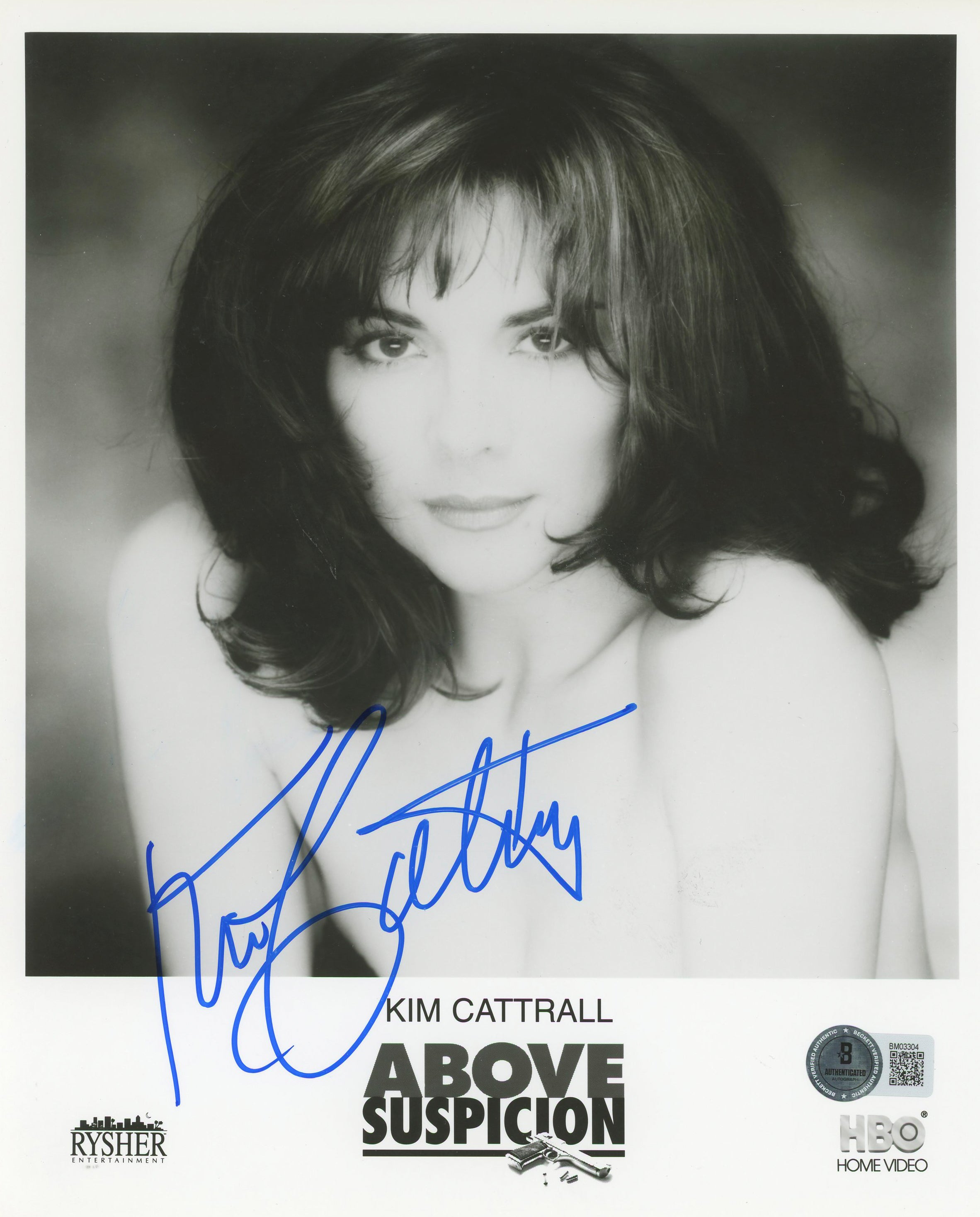 Kim Cattrall Above Suspicion Authentic Signed 8x10 Photo BAS #BM03304
