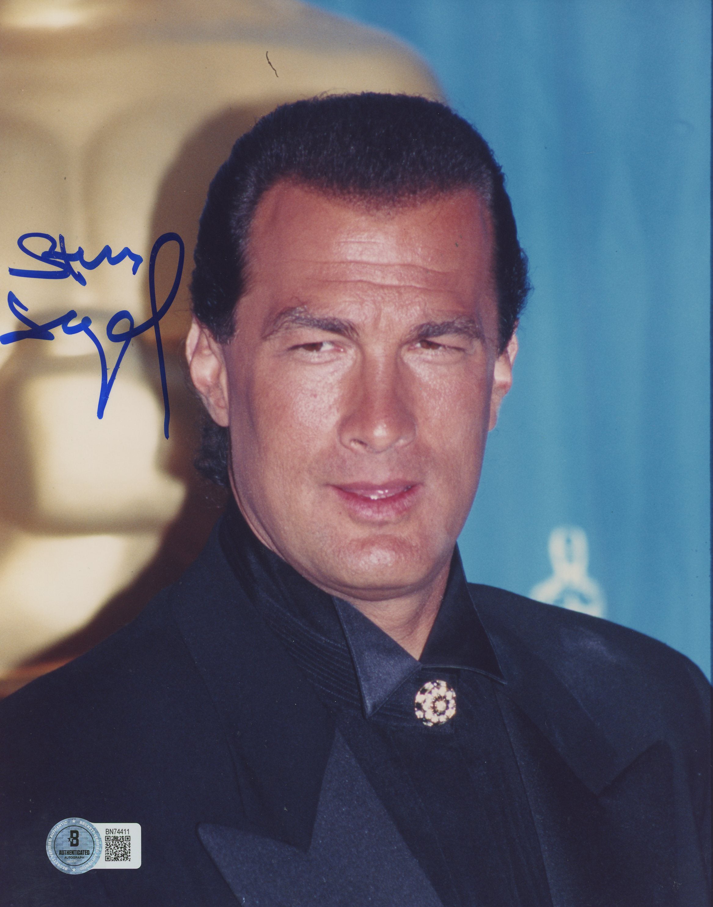 Steven Seagal Above the Law Authentic Signed 8x10 Photo Autographed BAS #BN74411