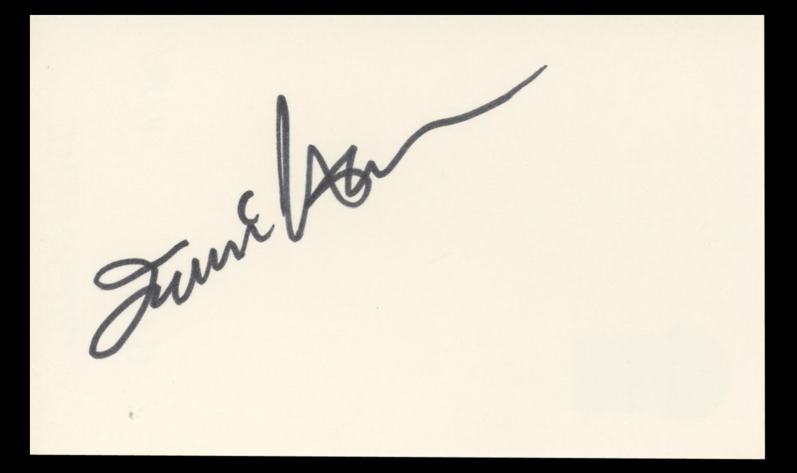 Irwin Winkler Double Trouble Authentic Signed 3x5 Index Card BAS #BT01227