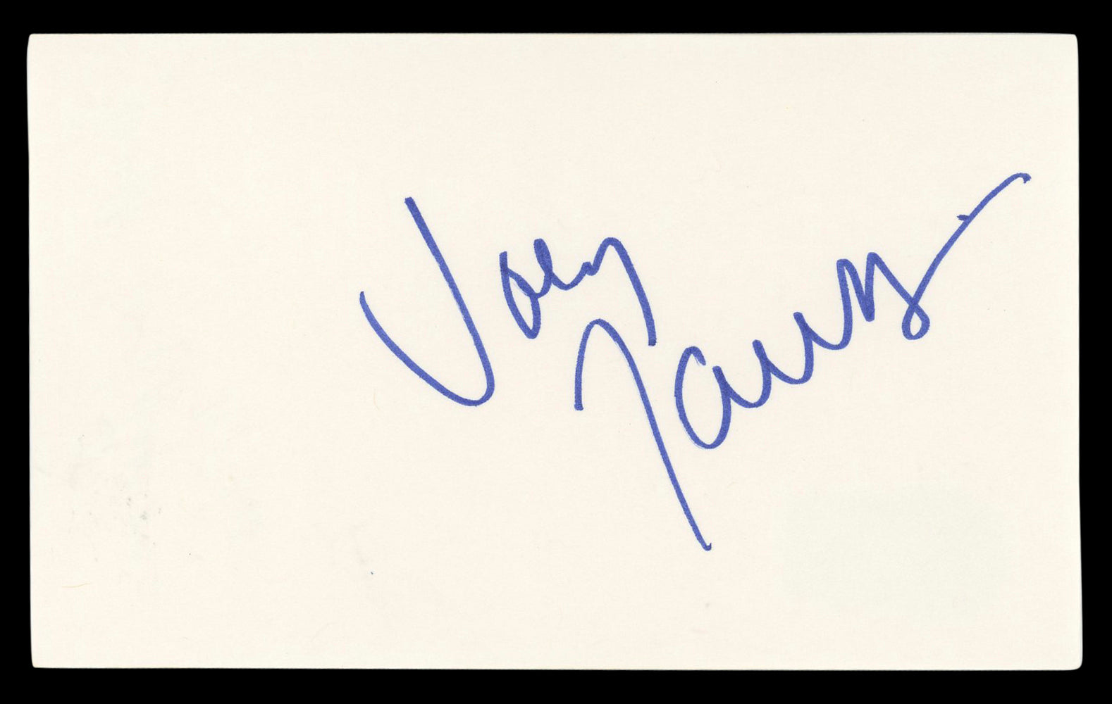 Joey Lawrence Blossom Authentic Signed 3x5 Index Card Autographed BAS #BL98783