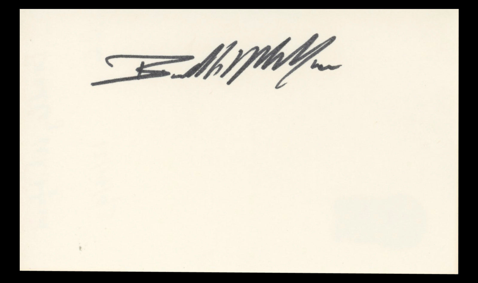 Bradley Whitford The West Wing Authentic Signed 3x5 Index Card BAS #BT01225