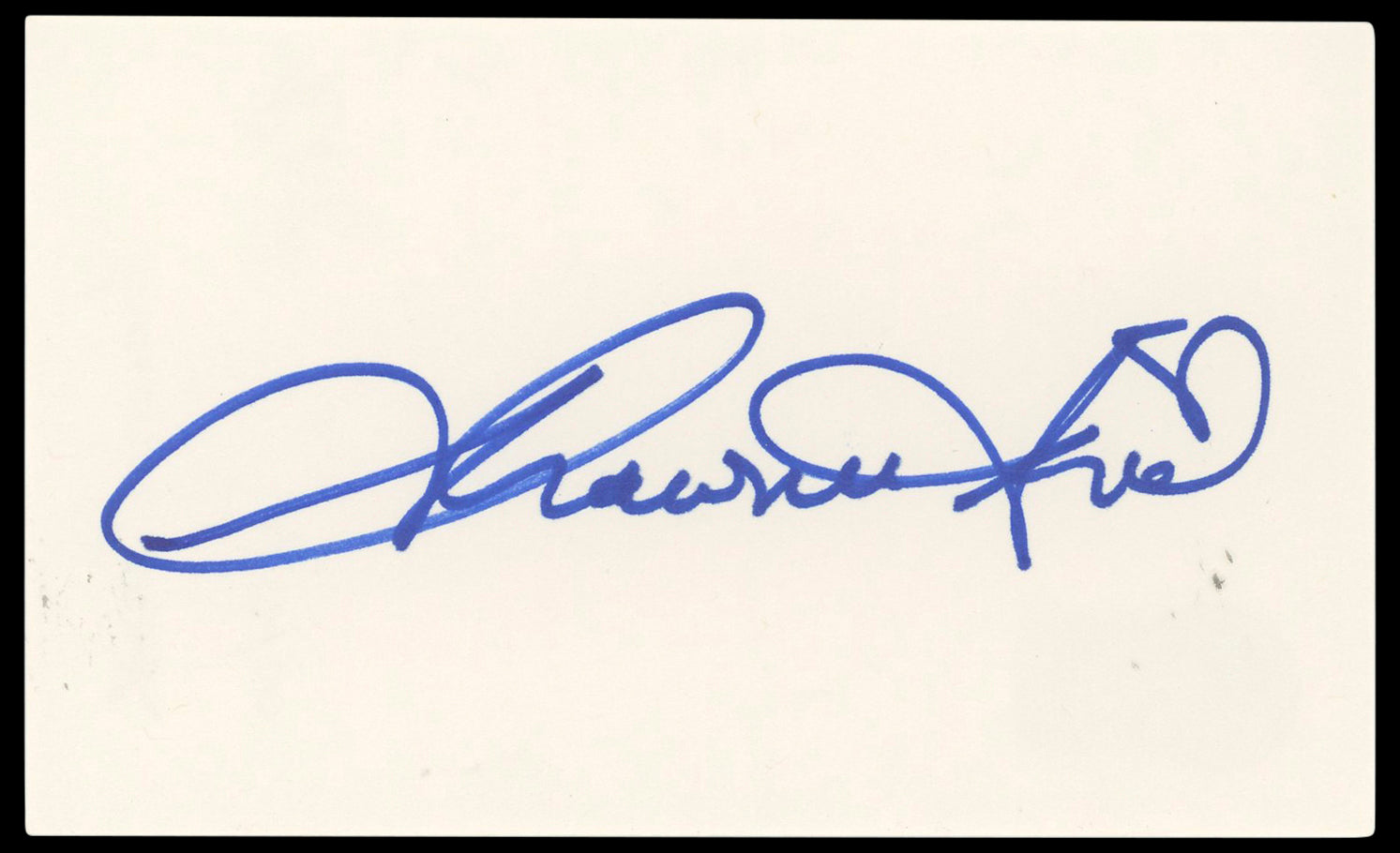Shawnee Smith Saw Authentic Signed 3x5 Index Card Autographed BAS #BN33225