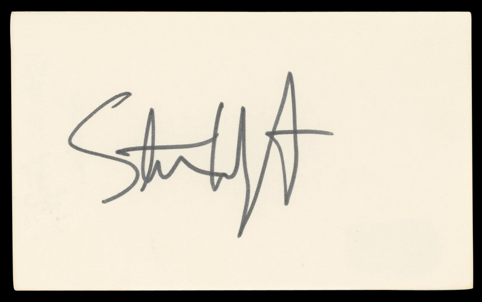 Stephen Dorff Blade Authentic Signed 3x5 Index Card Autographed BAS #BL98777