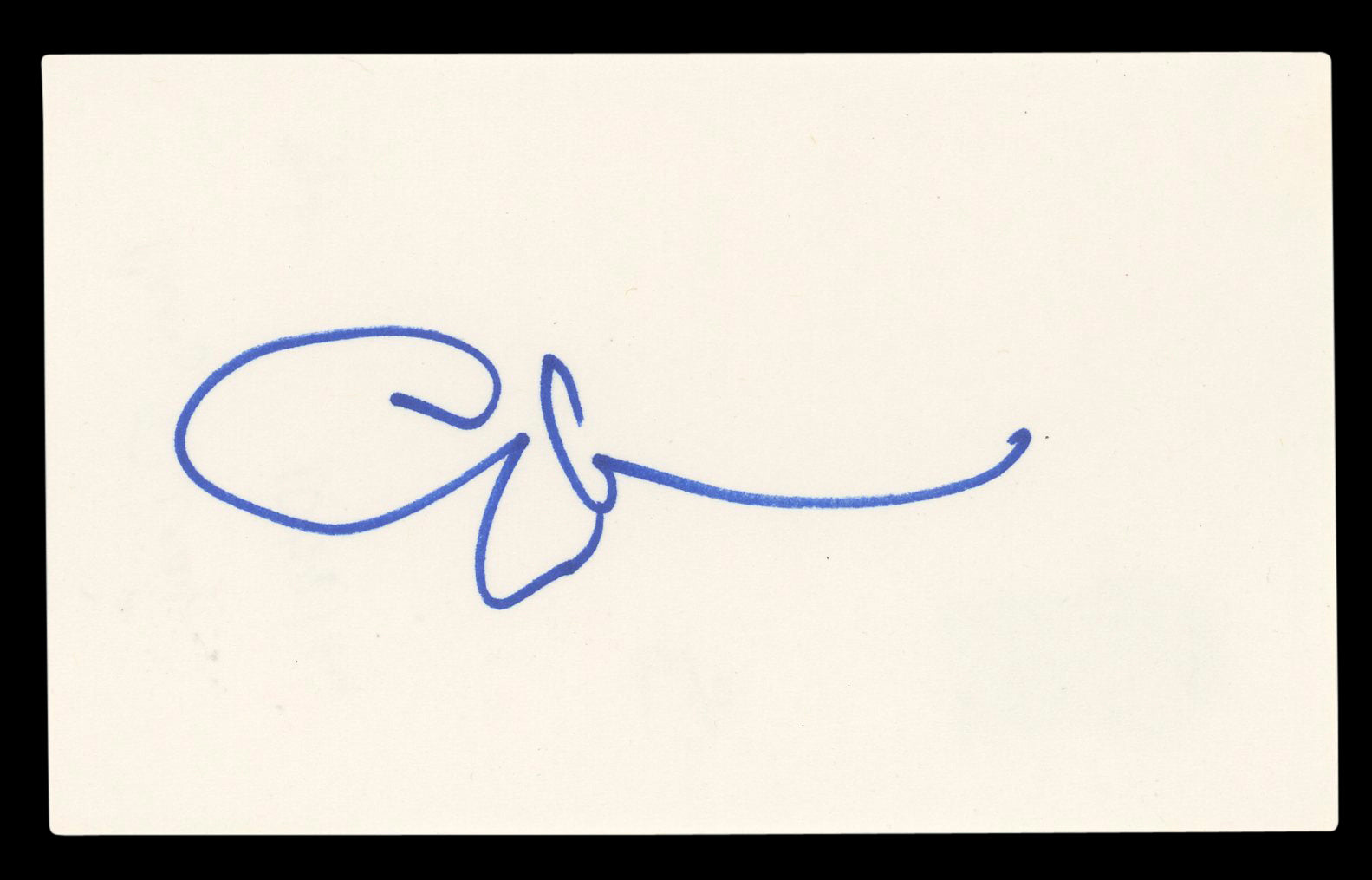 Cary Elwes The Princess Bride Authentic Signed 3x5 Index Card BAS #BL96772
