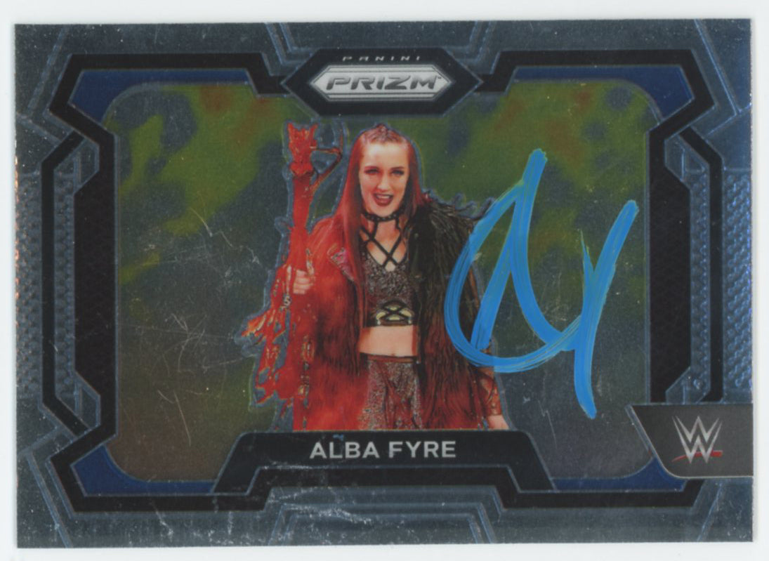Alba Fyre WWE Authentic Signed 2024 Panini Prizm #34 Card BAS #BS86778