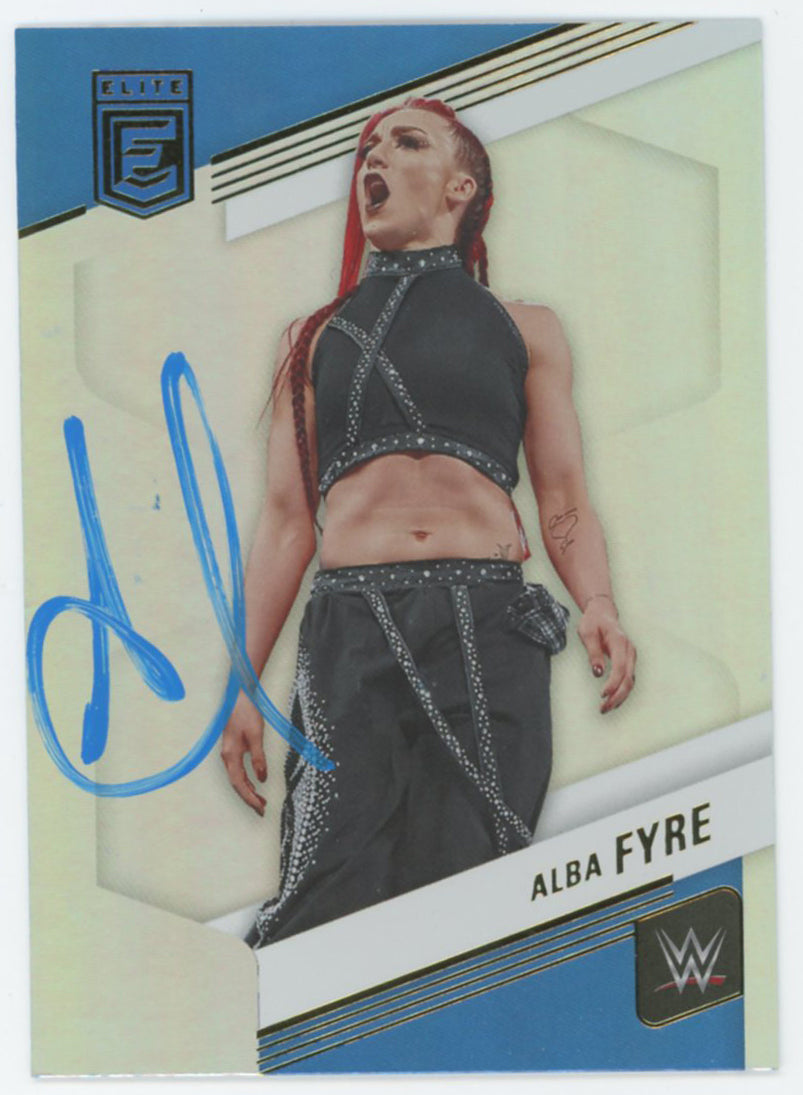 Alba Fyre WWE Authentic Signed 2023 Panini Donruss Elite #43 Card BAS #BS86779