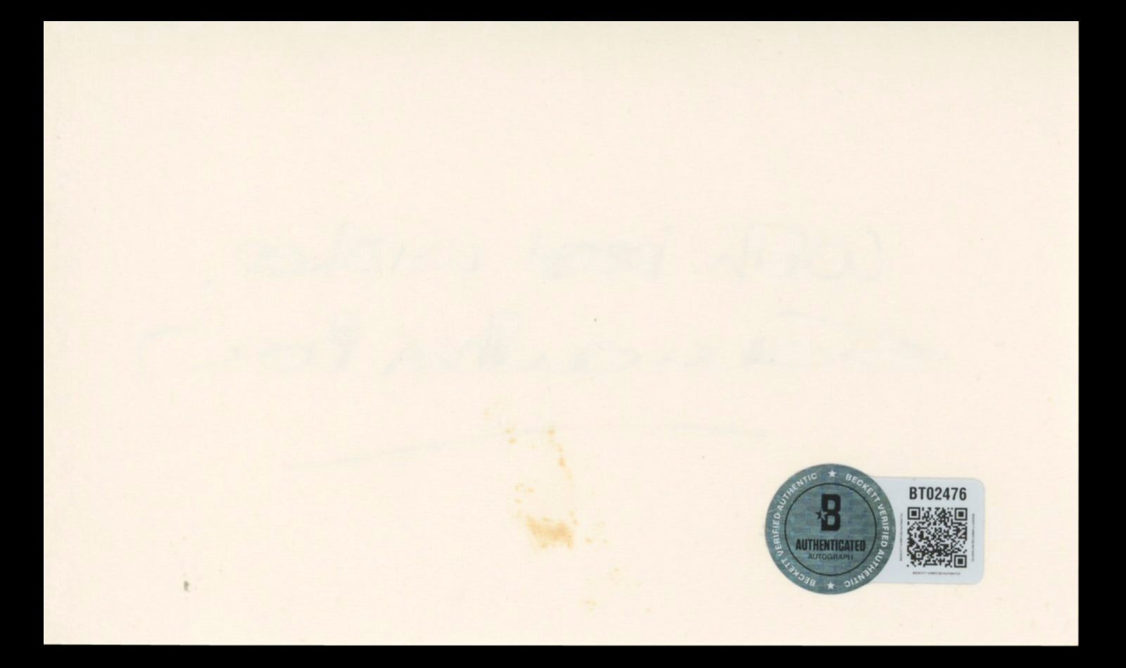 Samantha Bond James Bond "With Best Wishes" Signed 3x5 Index Card BAS #BT02476