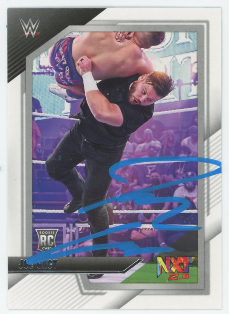 WWE Joe Gacy Authentic Signed 2022 Panini NXT #77 Rookie Card BAS #BS86792