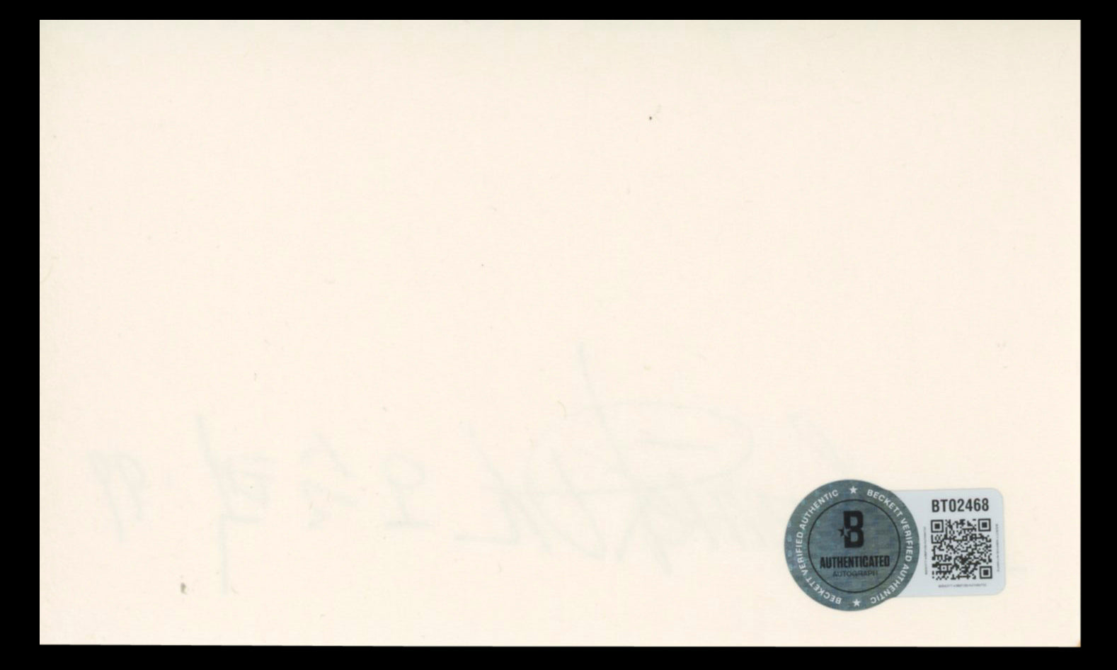 Soon-Tek Oh Hawaii Five-O Authentic Signed 3x5 Index Card BAS #BT02468