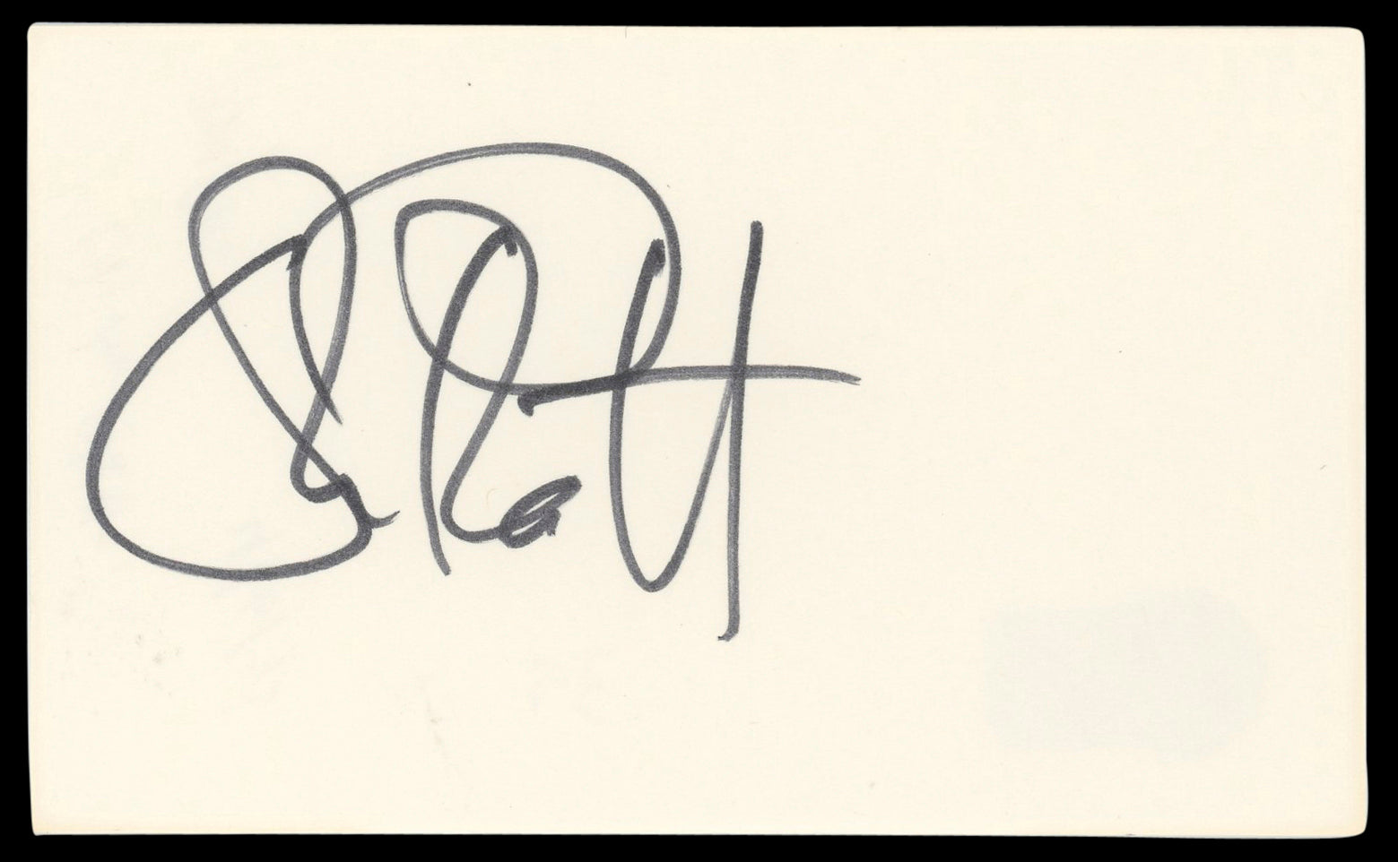 Oliver Platt The Bear Authentic Signed 3x5 Index Card Autographed BAS #BL96499