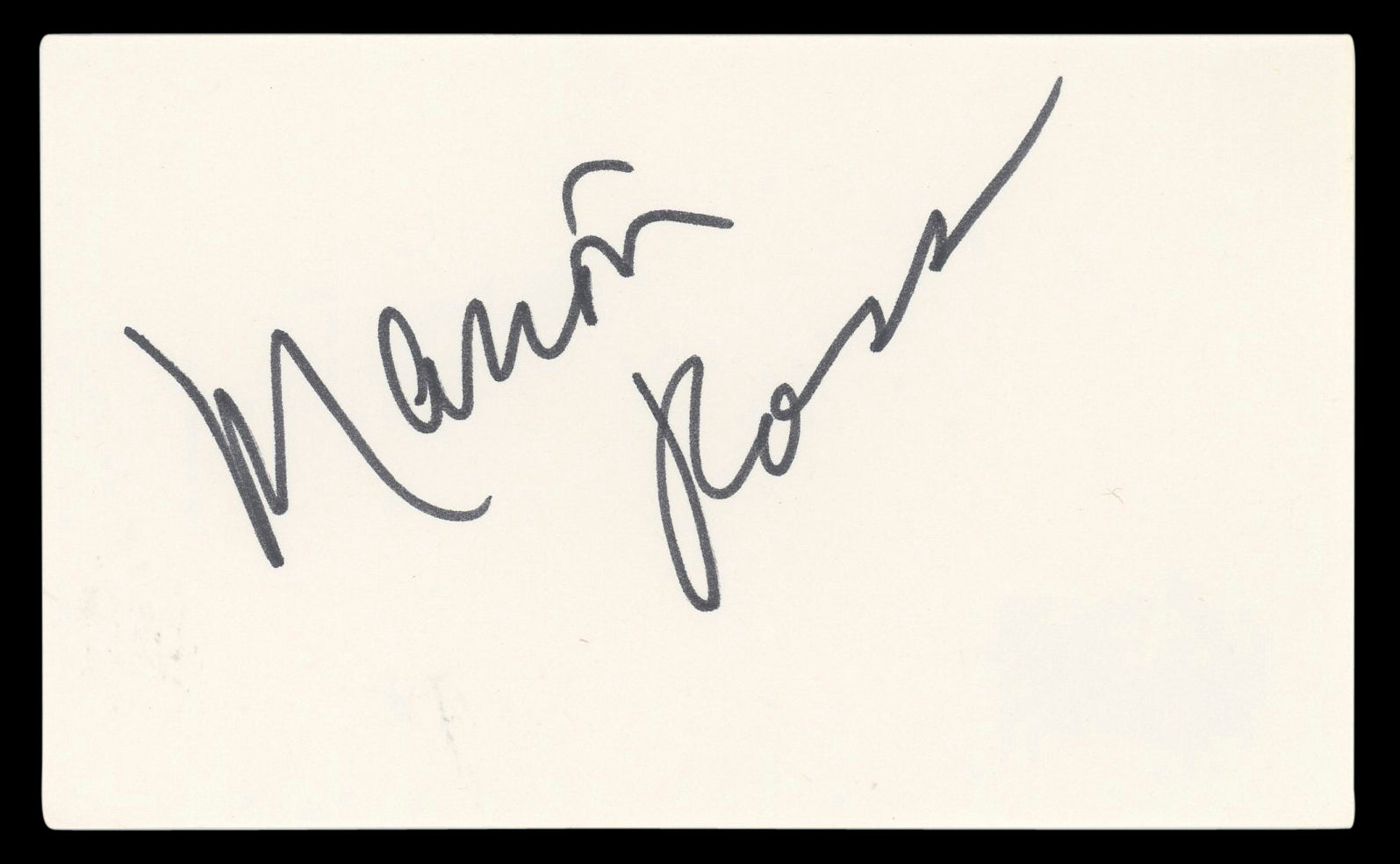 Marion Ross Happy Days Authentic Signed 3x5 Index Card Autographed BAS #BL96349