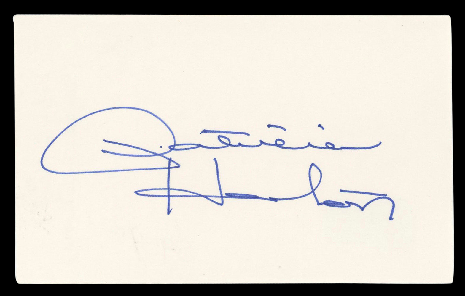 Patricia Heaton Everybody Loves Raymond Signed 3x5 Index Card BAS #BL96353