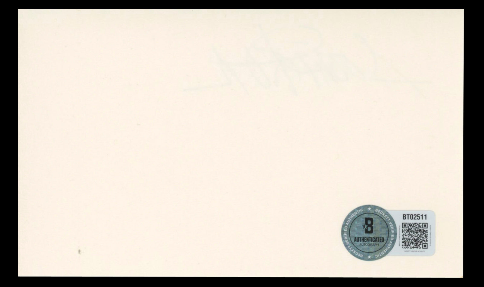 Soon-Tek Oh Hawaii Five-O Authentic Signed 3x5 Index Card BAS #BT02511