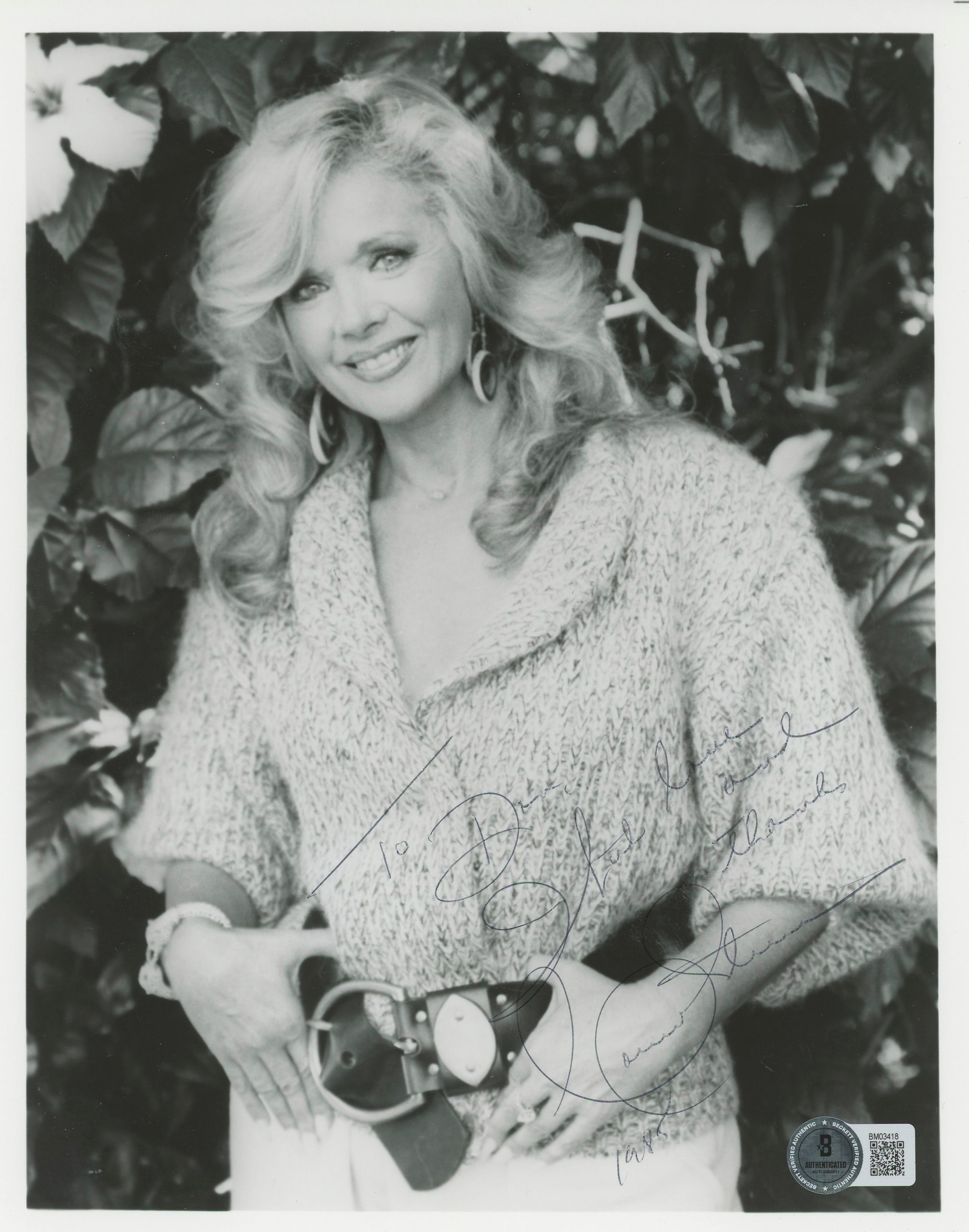 Connie Stevens Grease 2 "Much Love" Signed 8x10 Photo Autographed BAS #BM03418