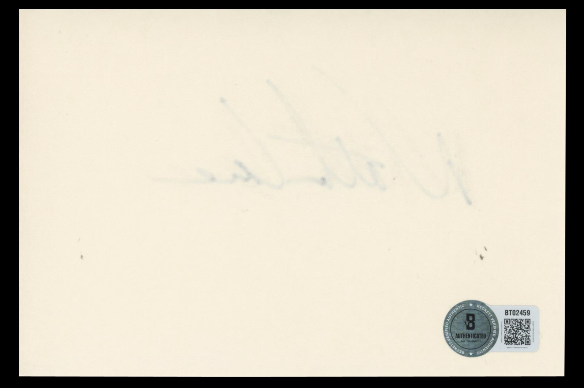 Nathan Lane The Lion King Authentic Signed 4x6 Index Card BAS #BT02459
