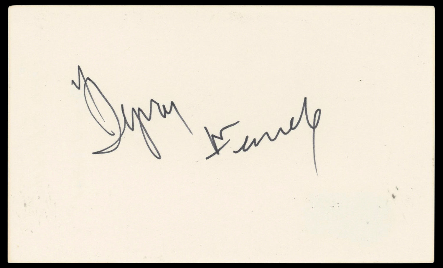 Tyra Ferrell Boyz N The Hood Authentic Signed 3x5 Index Card BAS #BP50591
