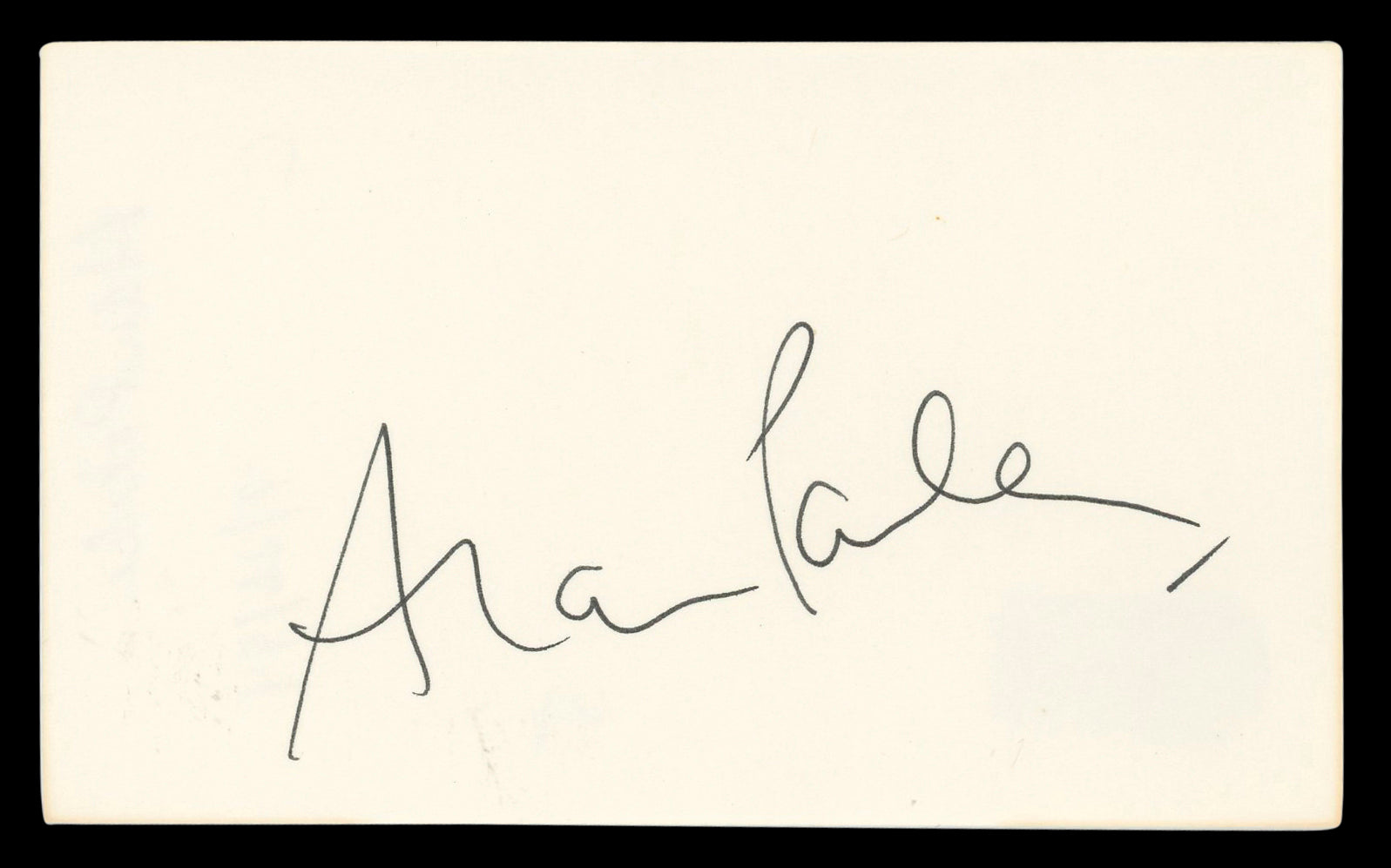 Alan Pakula To Kill a Mockingbird Authentic Signed 3x5 Index Card BAS #BL96364