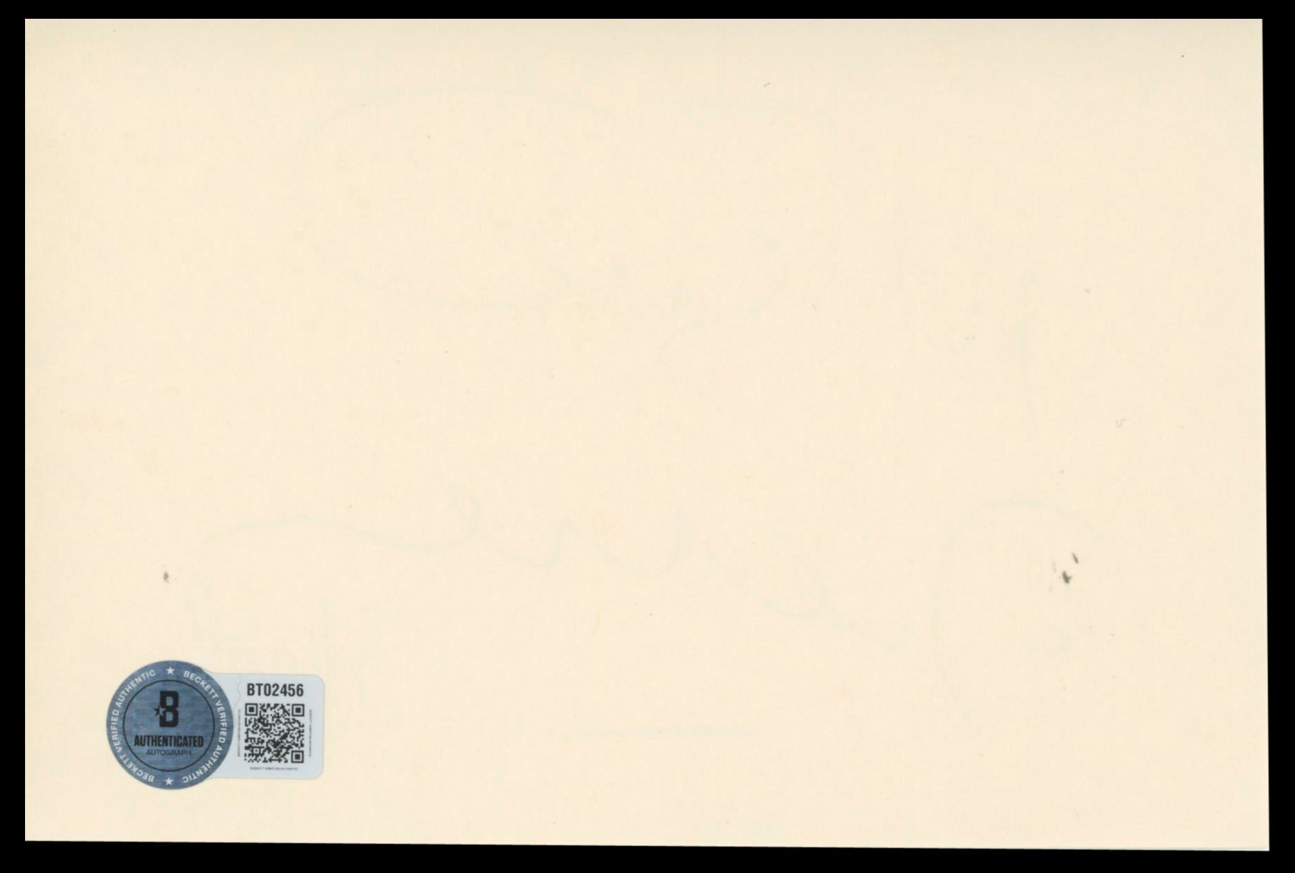 Miguel Ferrer NCIS: Los Angeles Authentic Signed 4x6 Index Card BAS #BT02456