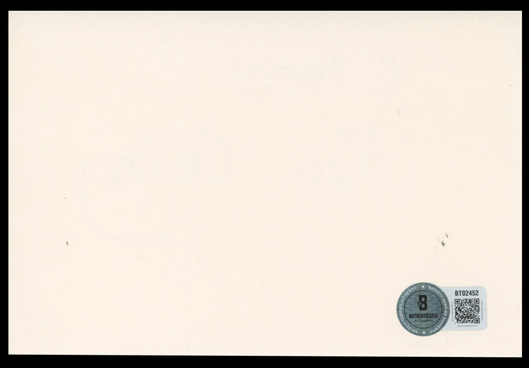 Ken Colley Star Wars Cheers Authentic Signed 4x6 Index Card BAS #BT02452