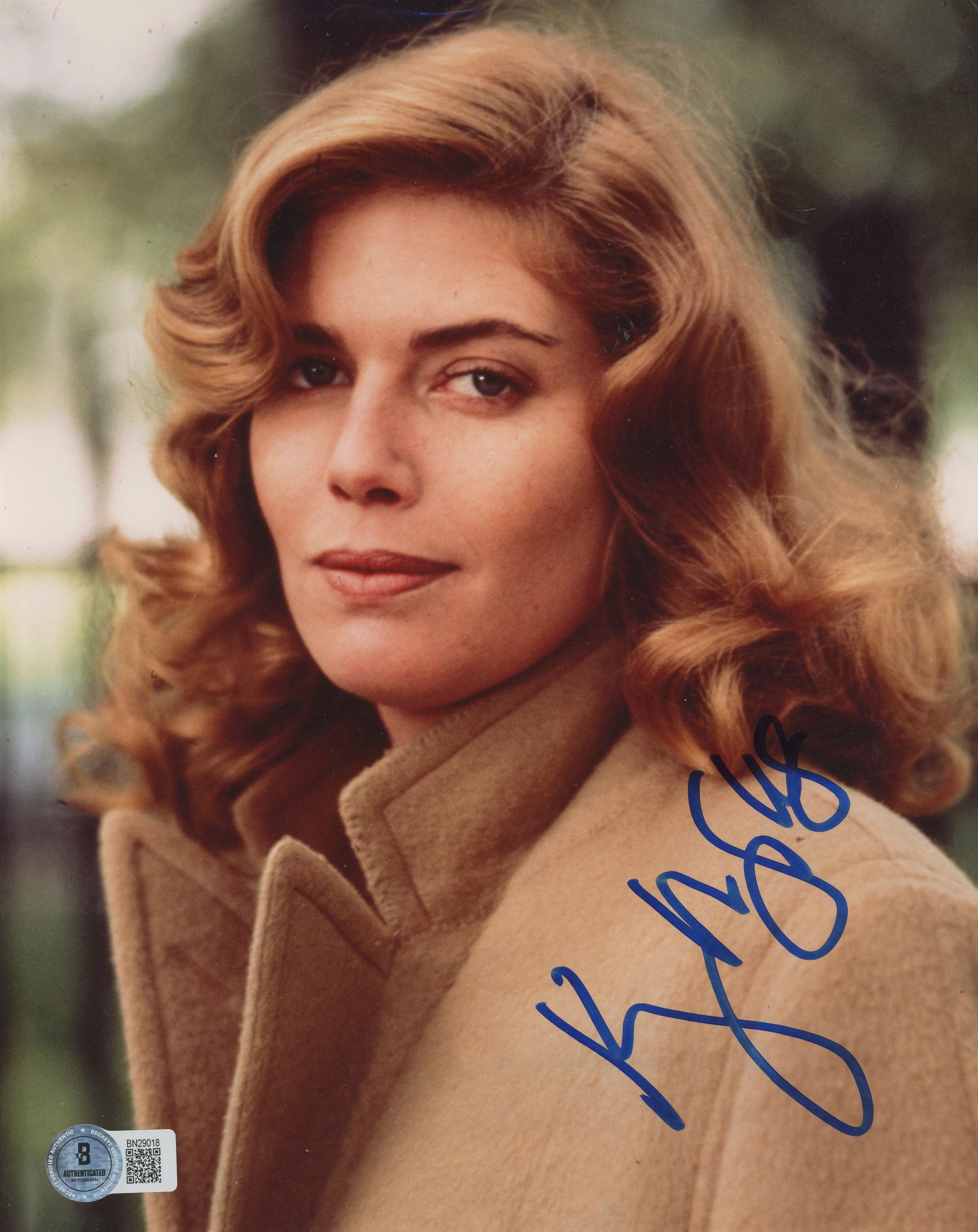 Kelly McGillis newest Signed 8x10 Top Gun Photo with Beckett COA