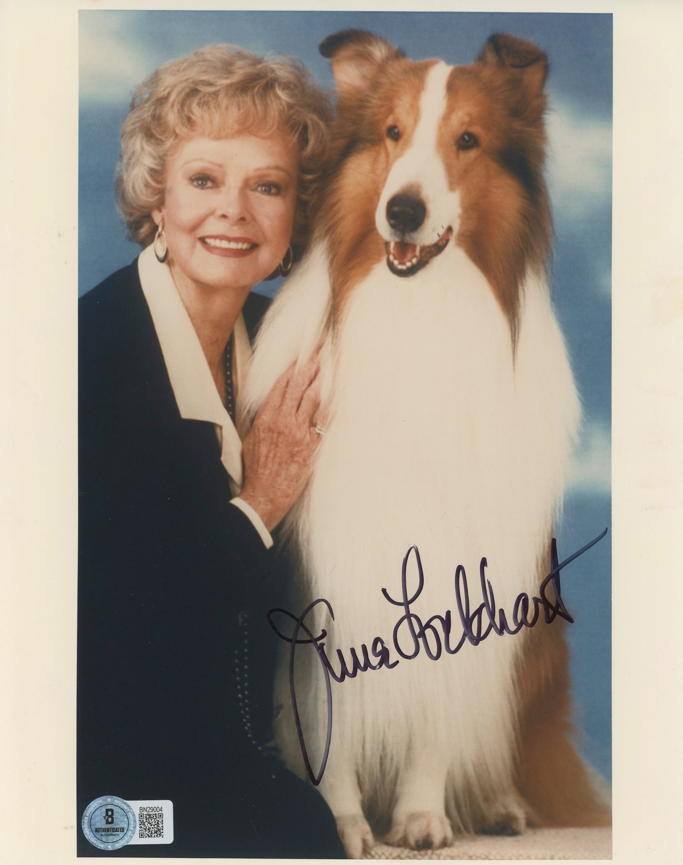 June Lockhart Lassie Authentic Signed 8x10 Photo Autographed BAS #BN29004