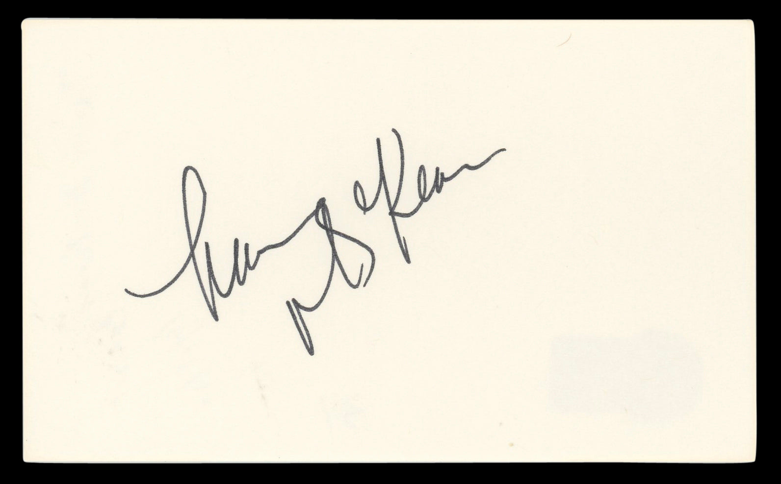 Nancy McKeon The Facts of Life Authentic Signed 3x5 Index Card BAS #BL96375
