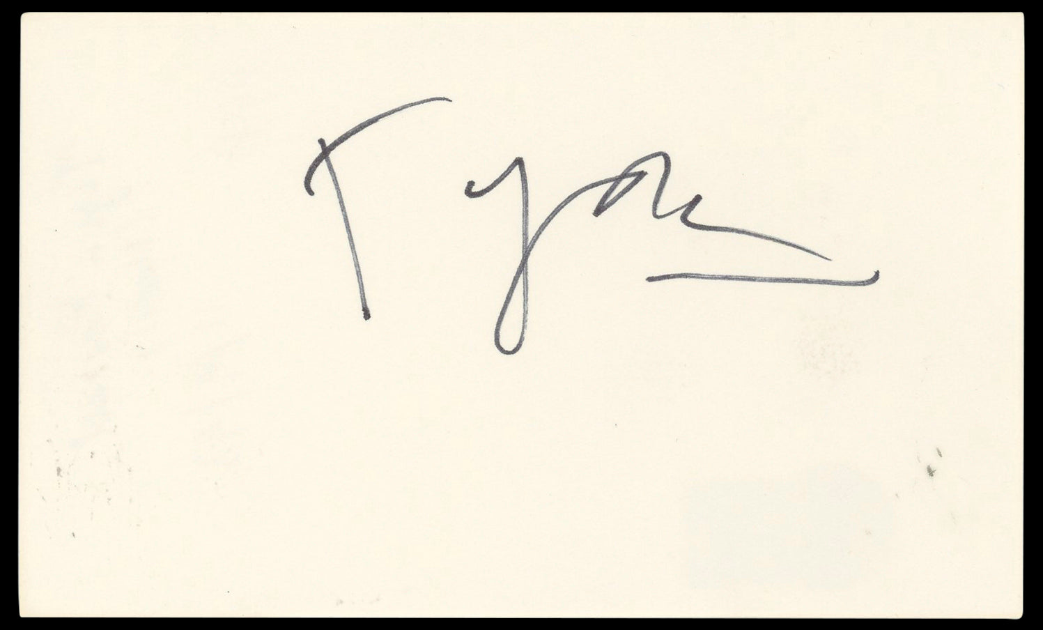 Tyra Ferrell Boyz N The Hood Authentic Signed 3x5 Index Card BAS #BP50611