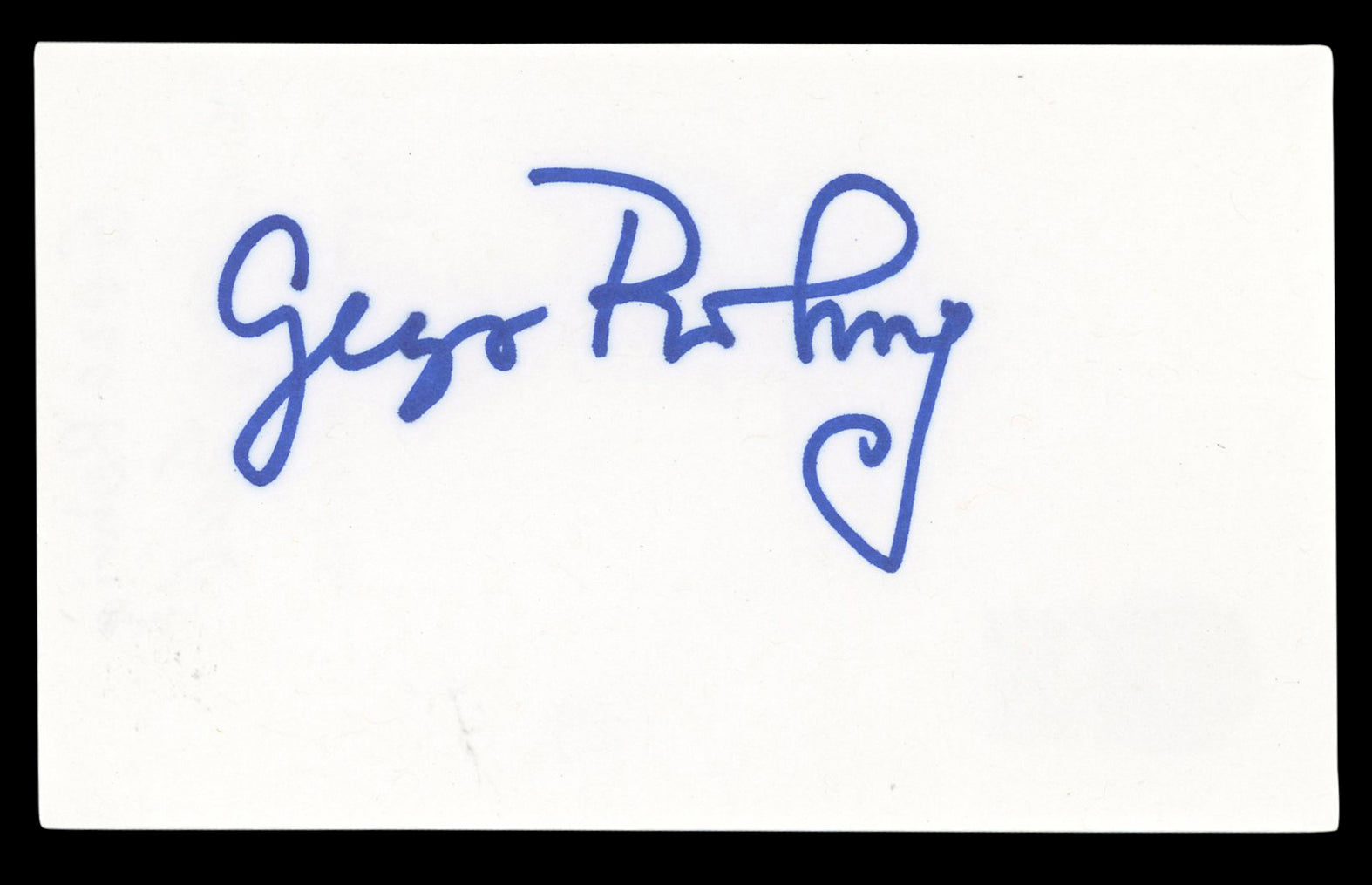 Geza Rohrig Son of Saul Authentic Signed 3x5 Index Card Autographed BAS #BL96386