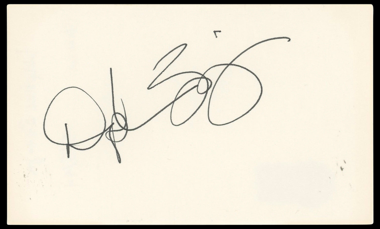 Daphne Zuniga Melrose Place Authentic Signed 3x5 Index Card BAS #BP50616