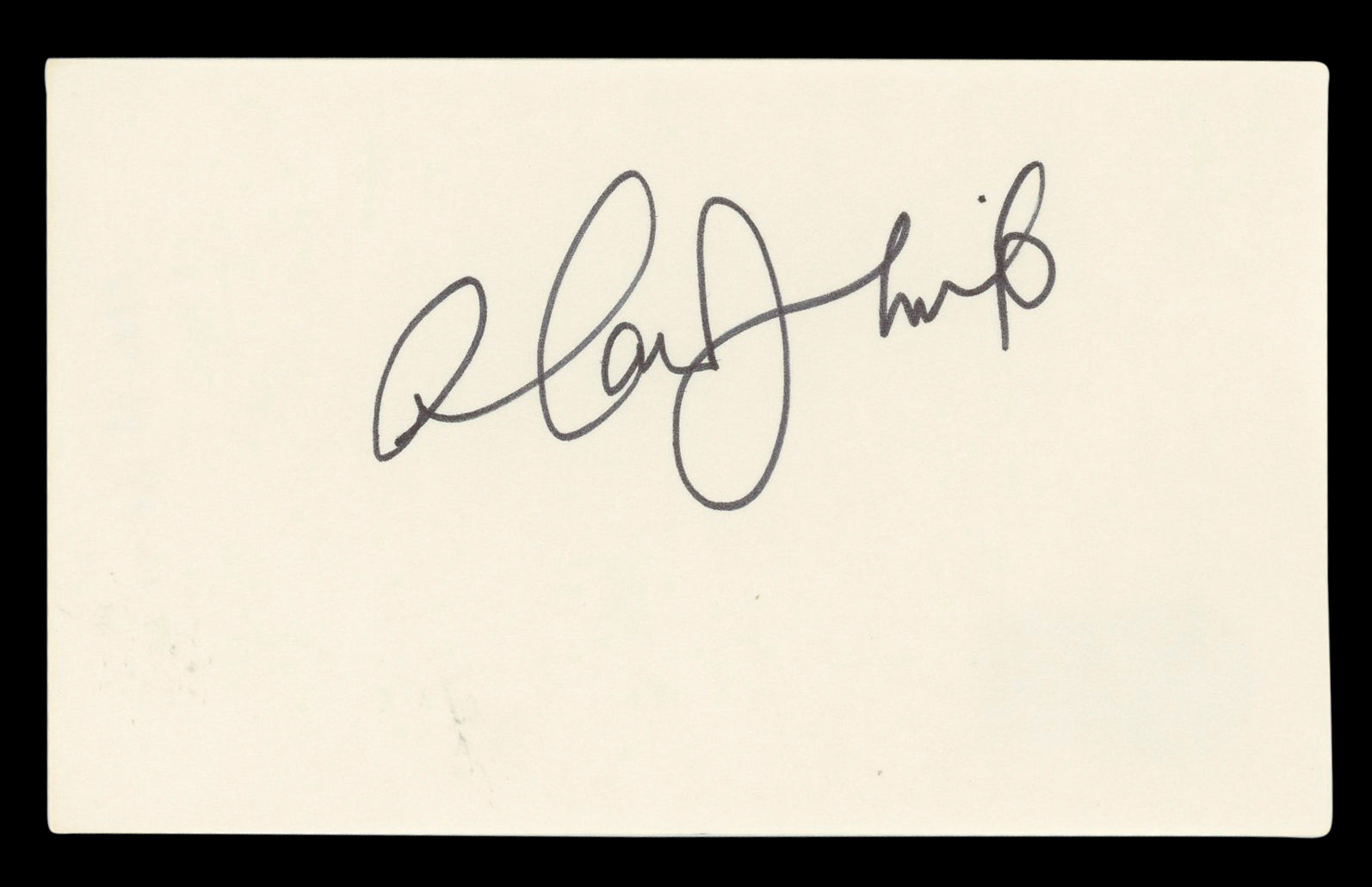 Alan Thicke Growing Pains Authentic Signed 3x5 Index Card BAS #BL96391