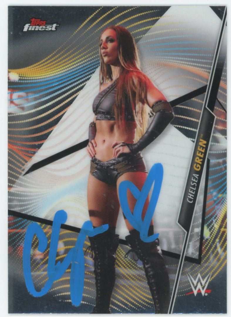 Chelsea Green WWE Authentic Signed 2020 Topps #75 Card BAS #BS86693