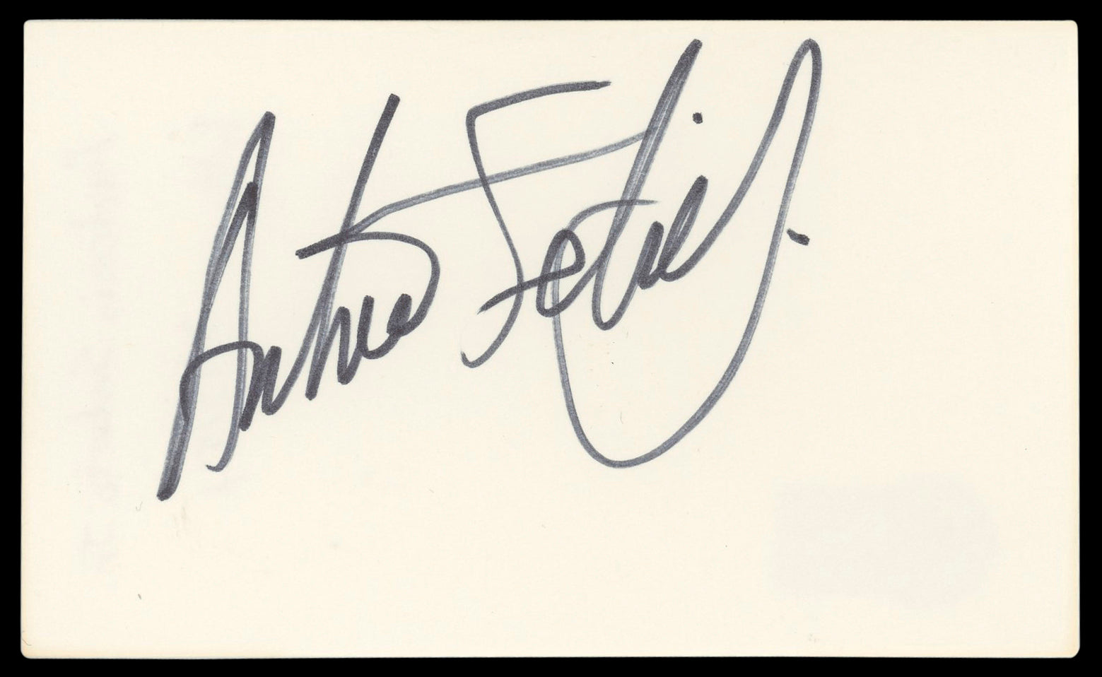 Antonio Sabato Jr. The Big Hit Authentic Signed 3x5 Index Card BAS #BM56905