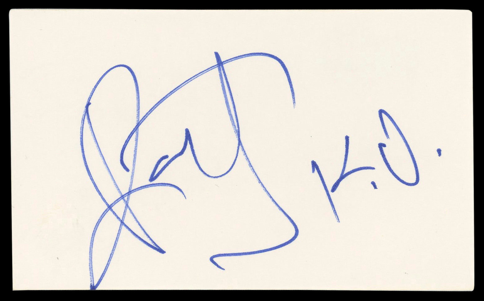 Ray J Musician Authentic Signed 3x5 Index Card Autographed BAS #BM56907