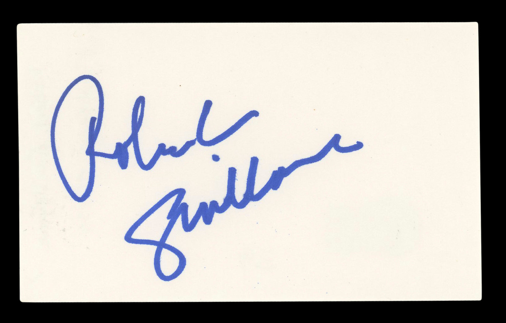 Robert Guillaume The Lion King Authentic Signed 3x5 Index Card BAS #BL96847