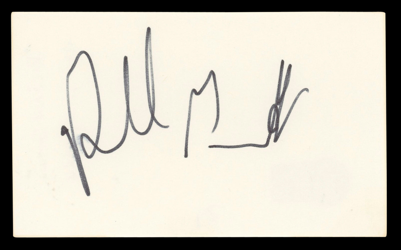 Richard Grieco If Looks Could Kill Authentic Signed 3x5 Index Card BAS #BL96851