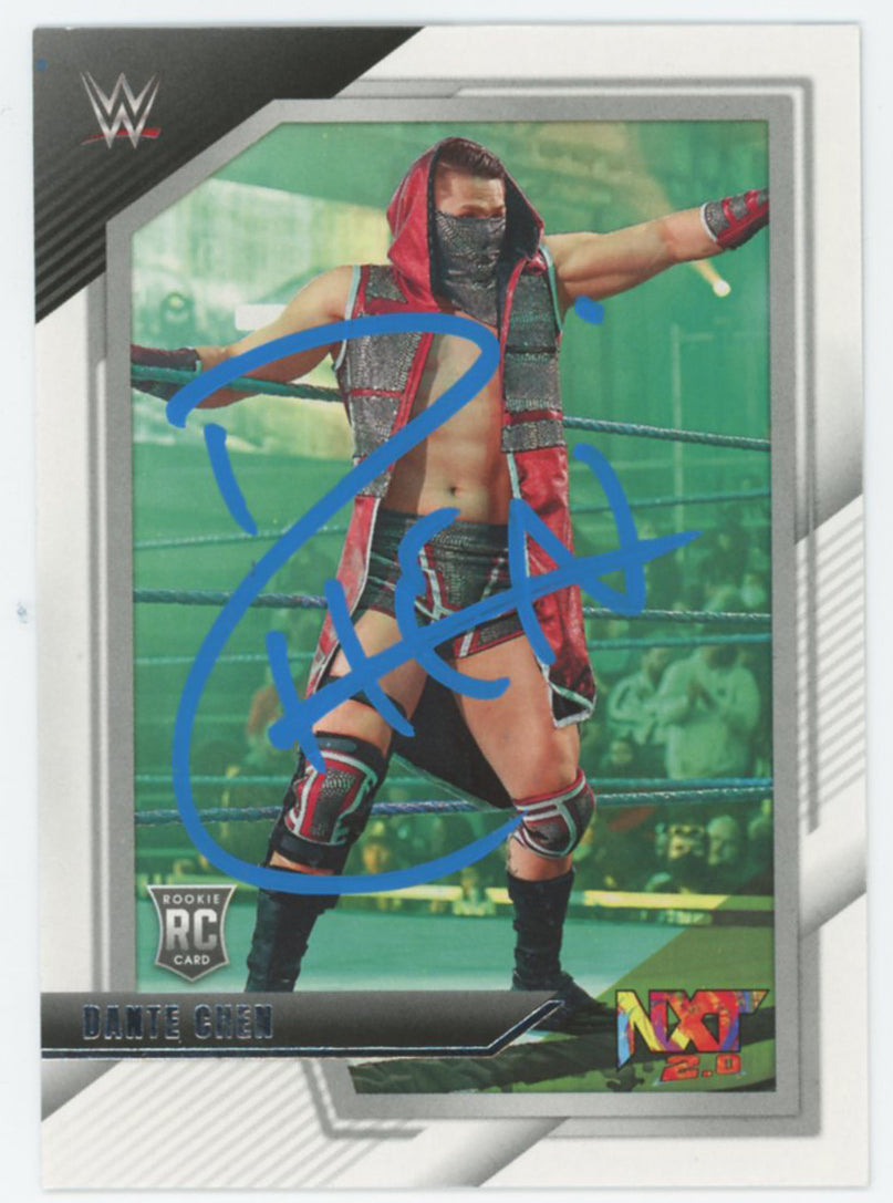WWE Dante Chen Authentic Signed 2022 Panini NXT #75 Rookie Card BAS #BS86709