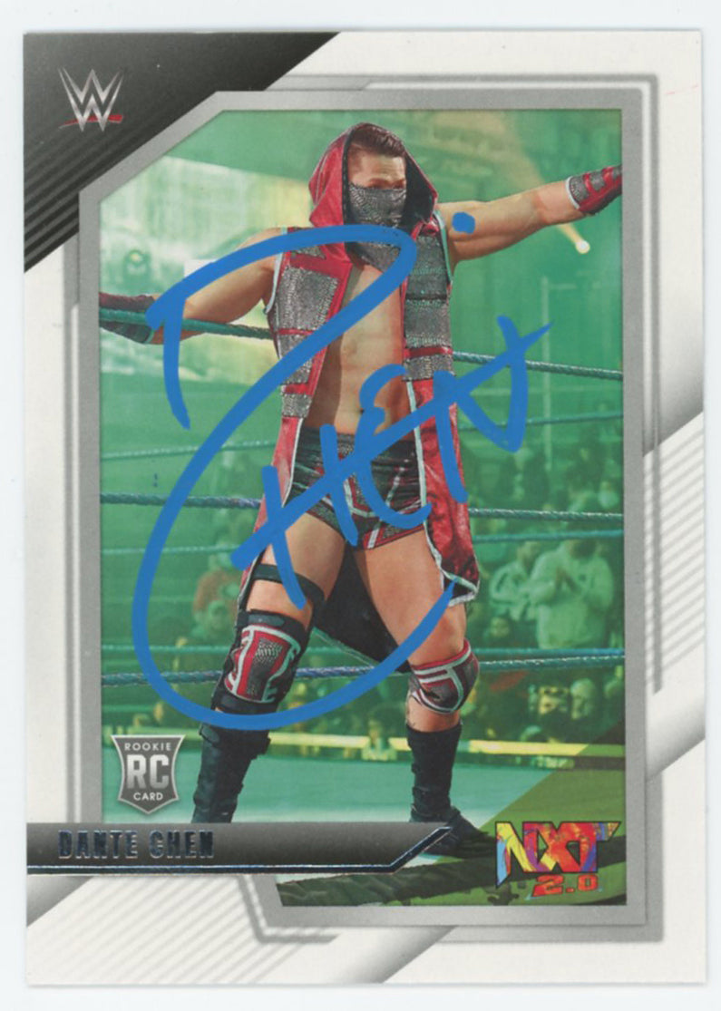WWE Dante Chen Authentic Signed 2022 Panini NXT #75 Rookie Card BAS #BS86711