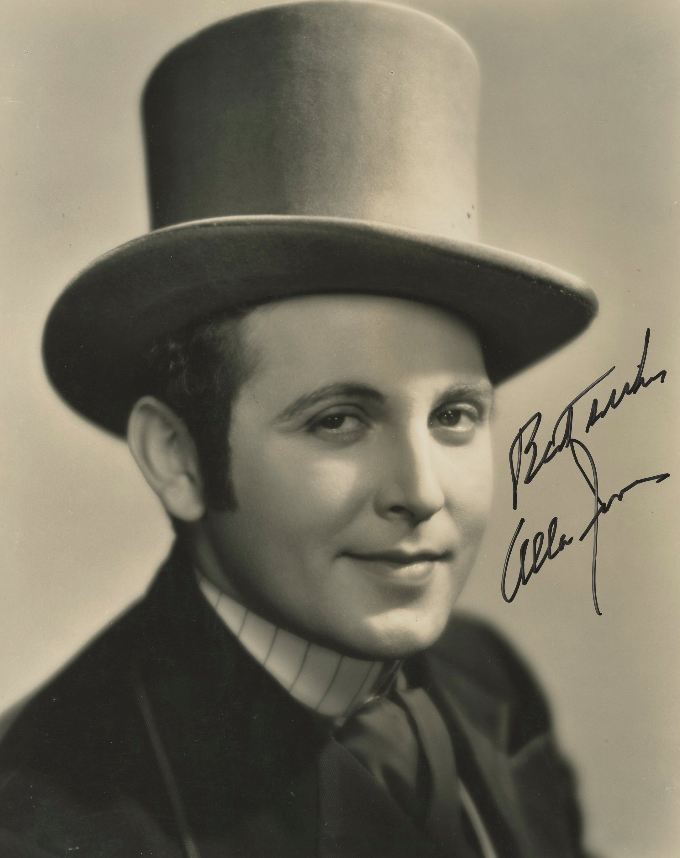 Allan Jones A Night at the Opera "Best Wishes" Signed 7.5x10 Photo BAS #BN29217