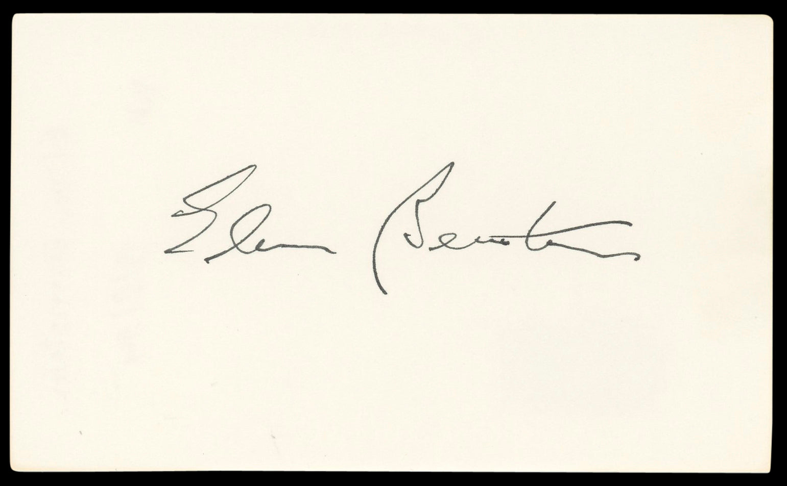Elmer Bernstein The Magnificent Seven Signed 3x5 Index Card BAS #AD70383