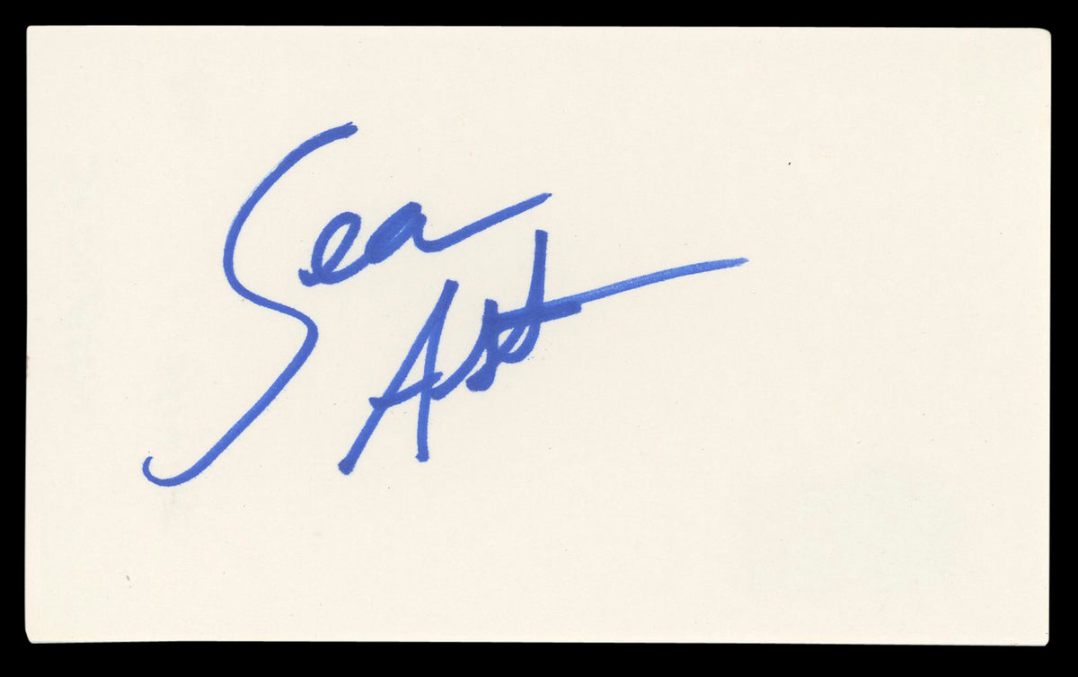 Sean Astin Lord of the Rings Authentic Signed 3x5 Index Card BAS #BM56926